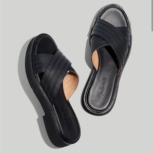 Madewell Black Women's Slide Sandals